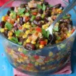 Salade mexicaine aux haricots rouges