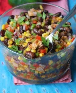 salade d'haricots rouges mexicaine