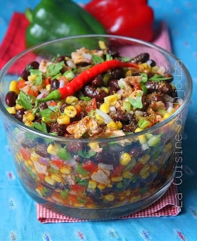 Salade mexicaine aux haricots rouges