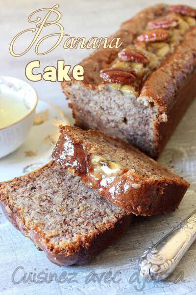 Cake à la banane {Recette facile du Banana bread}
