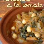 Recette blettes sauce tomate