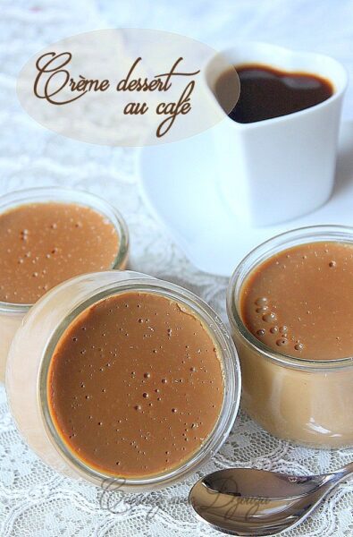 Crème dessert au café sans gluten