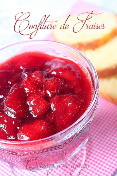 Exquise Confiture de Fraises Gariguettes