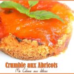 Crumble inversé aux abricots