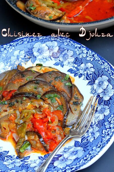 Tajine d&rsquo;aubergine végétarien