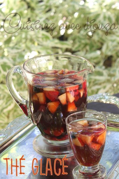 Thé Glacé Maison aux Pêches : Recette Facile