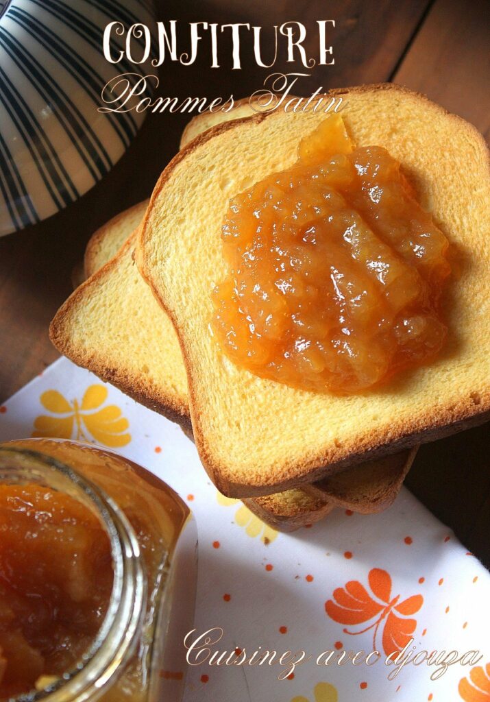 Recette confiture pomme caramel façon tatin