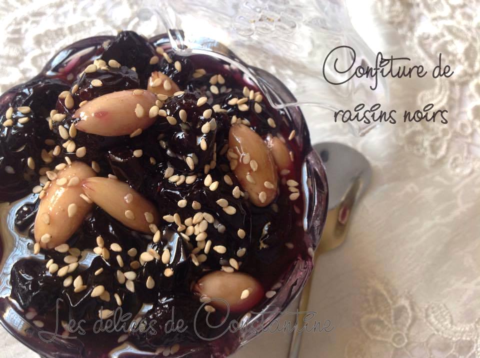 Confiture de raisins noirs recette chyriote