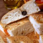 Focaccia ou fougasse italienne