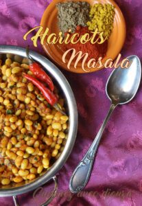 Haricots blancs masala recette indienne
