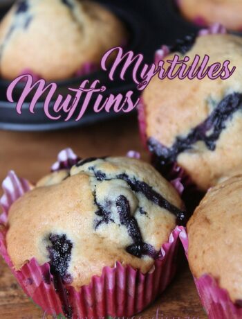 Recette muffins aux myrtilles fraiches