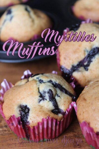 Muffins Extra Moelleux aux Myrtilles et Lait Fermenté