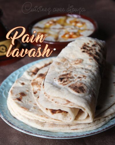 Lavash Pain plat Arménien Facile {Recette à la Poêle}