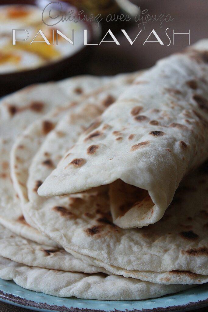 Lavash Pain plat Arménien Facile Recette à la Poêle