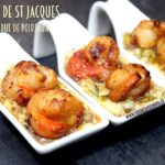 Recette Noix de St Jacques et fondue aux poireaux