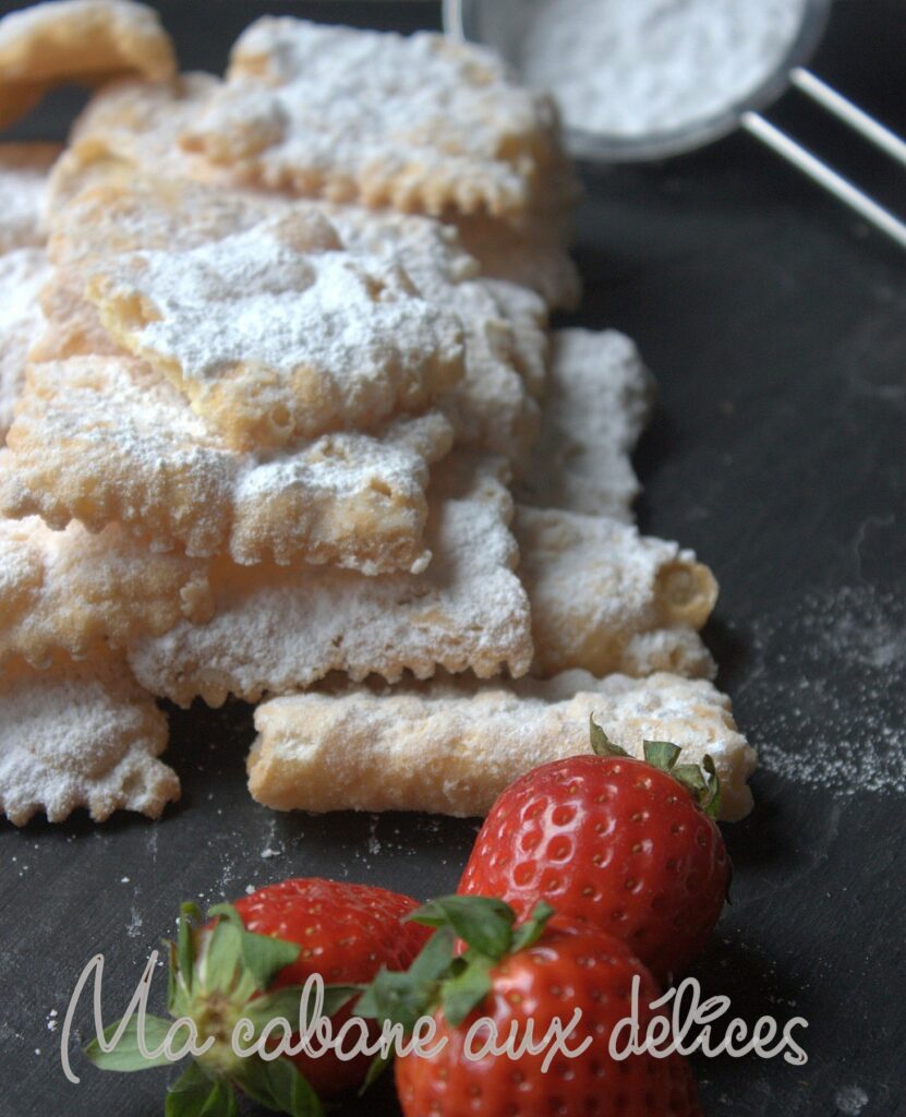 Recette des bugnes oreillettes fines sans levure