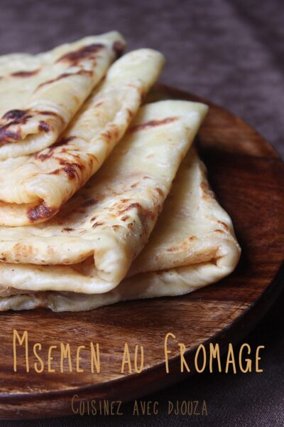 Msemen au Fromage façon Cheese Naan