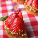 Tarte aux fraises pâte sablée et crème pâtissière
