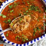 Soupe de lentilles et vermicelles
