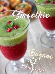 Recette smoothie au blender kiwi banane