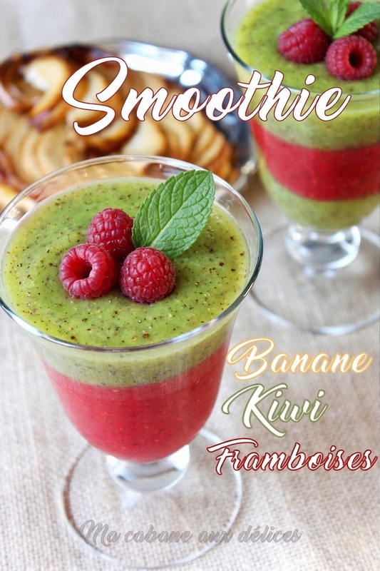 Recette smoothie au blender kiwi banane