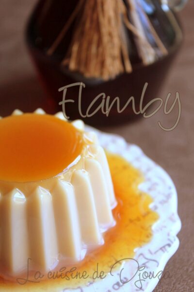 Flamby maison {flan sans oeuf}