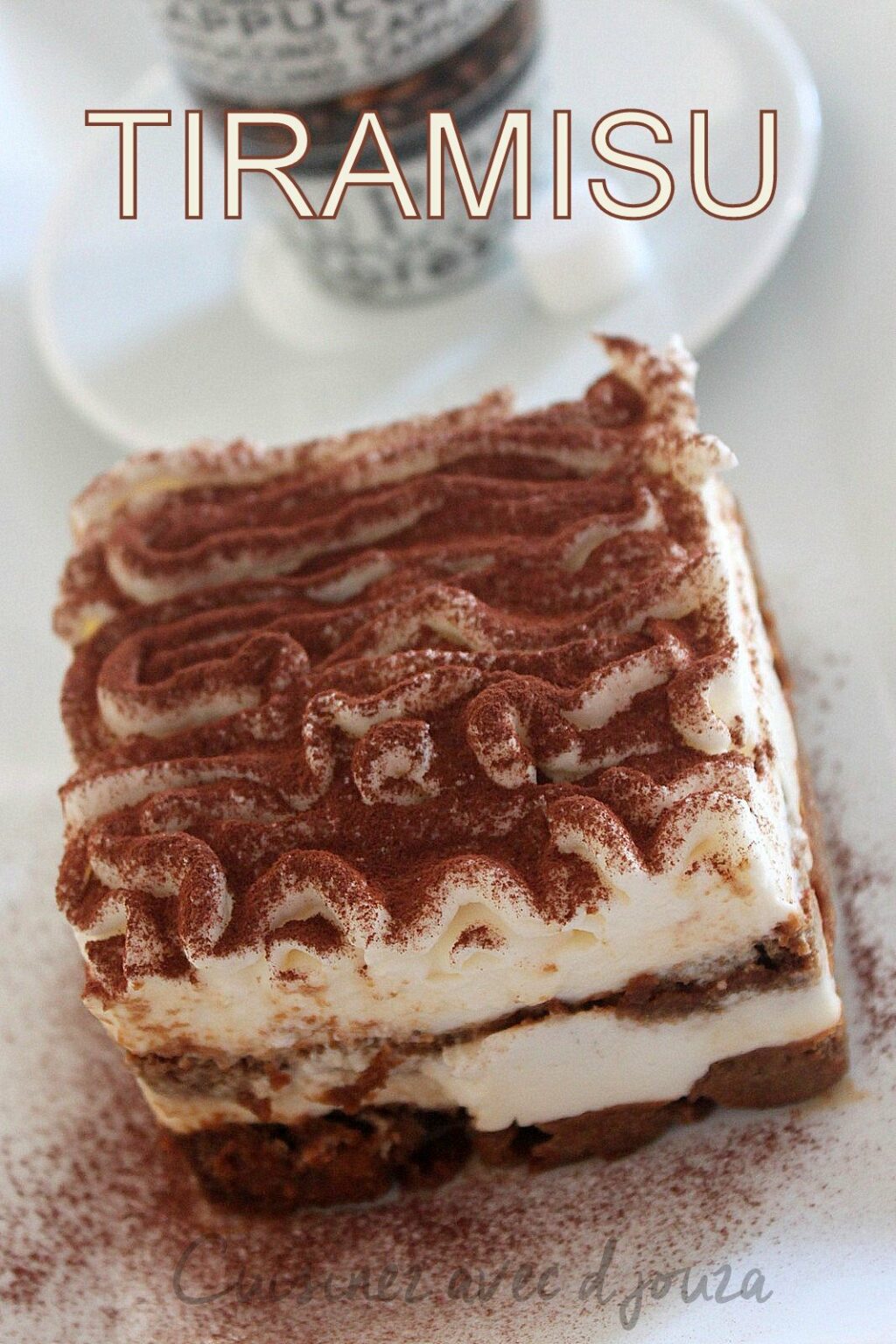 Tiramisu café avec recette facile sans alcool