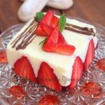 crème légère aux fraises