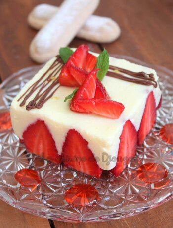 crème légère aux fraises