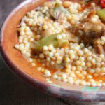 Aïch, petits plombs en sauce (berkoukes)