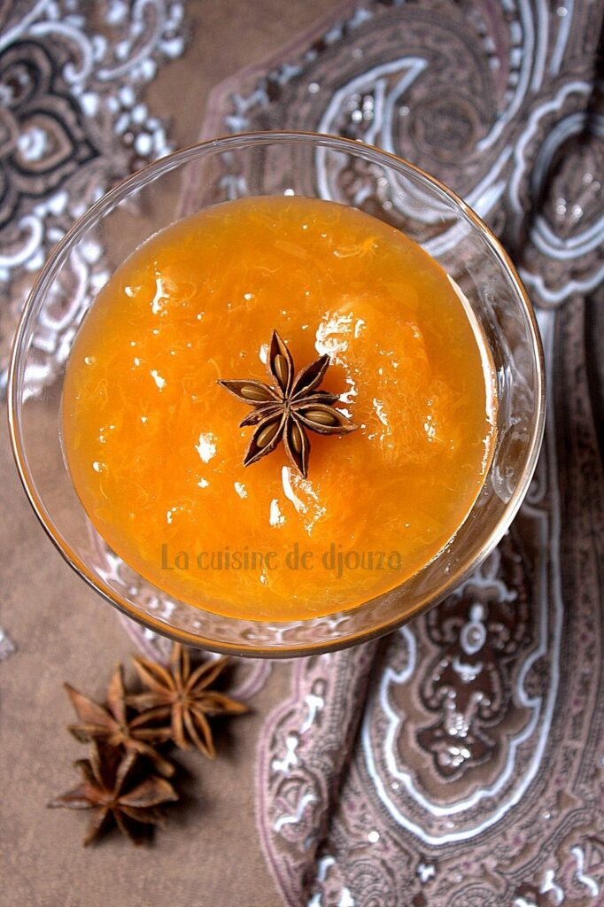 purée d'abricots cuit à la badiane