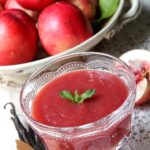 Compote de nectarines blanches sans sucre