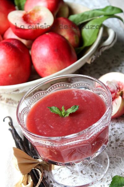 Compote de Nectarines et Vanille des îles