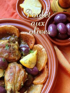 Tajine de poulet aux olives et citrons confits à la marocaine