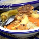 Couscous haricots cornilles et viande salée
