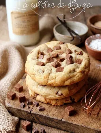 Cookies americains moelleux et fondants au chocolat