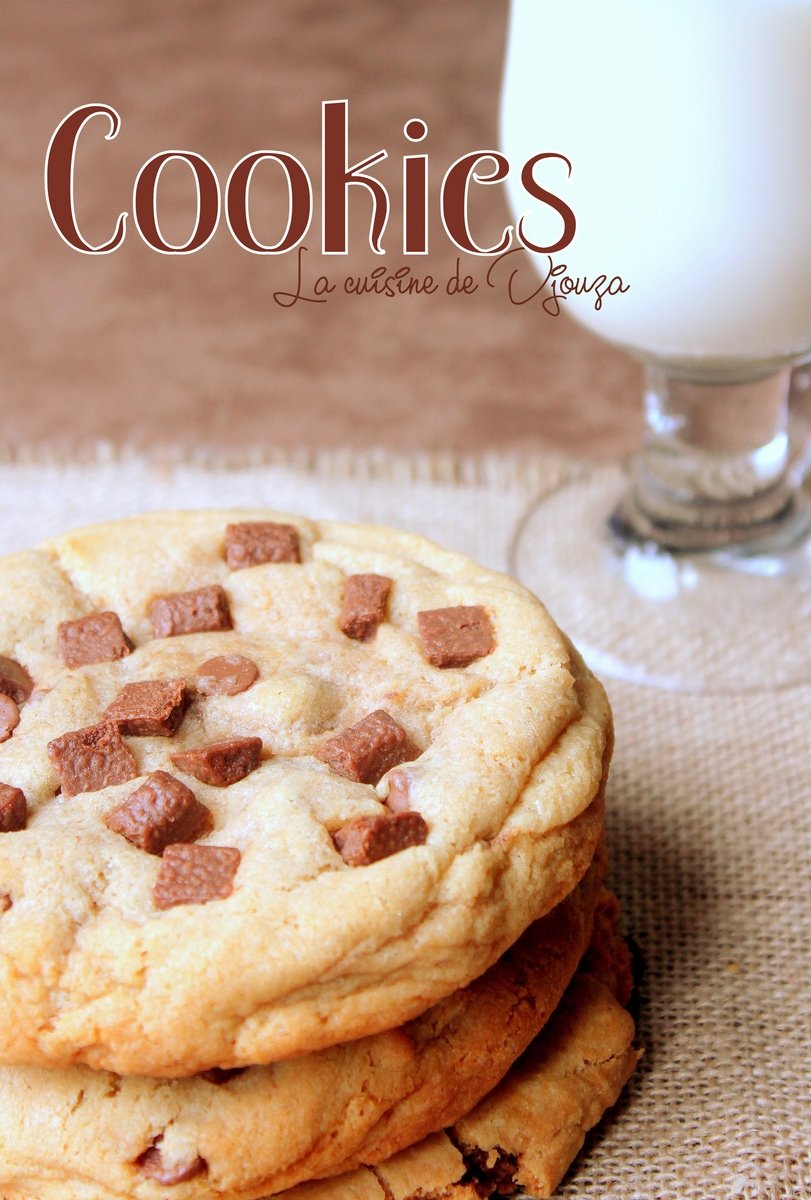 Cookies americains moelleux et fondants au chocolat
