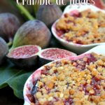 Crumble figues fraiches spéculoos