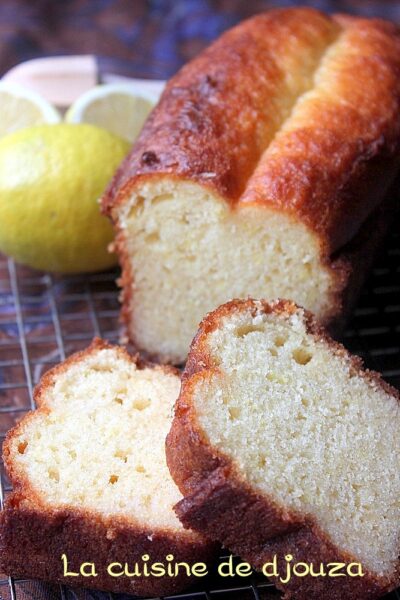 Recette du cake au citron imbibé