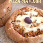 Mini Pan pizza avec une pate de pain Matlouh