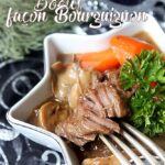 Recette de boeuf façon bœuf bourguignon