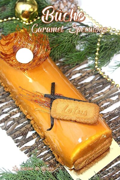 Bûche Spéculoos au Caramel Beurre Salé Facile