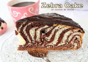 Gâteau marbré italien ou zebra cake