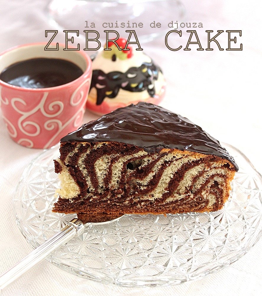 Gâteau zebré ou zebra cake