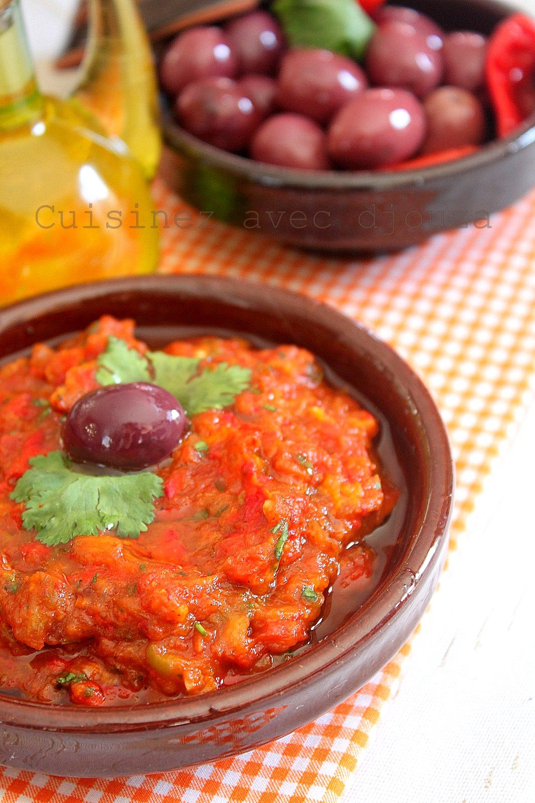 Zaalouk recette d'aubergines grillées à la marocaine