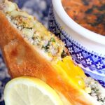 Bourek annabi, brick à la viande hachée et oeuf coulant