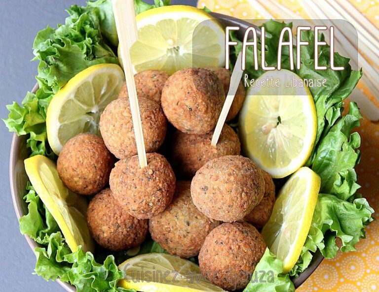 Falafel recette libanaise aux pois chiches facile