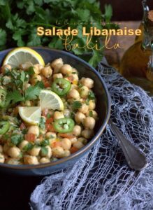 Salade de Pois chiches libanaise