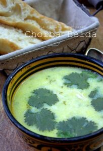 Chorba beida (soupe algéroise au poulet)
