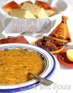 Soupe harira marocaine traditiionnelle